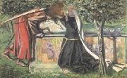 Dante Gabriel Rossetti, Arthur's Tomb: The Last Meeting of Launcelort and Guinevere (mk28)